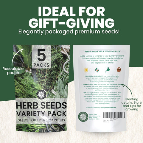 Family Sown Dill Bouquet seeds pack for fragrant herb harvest