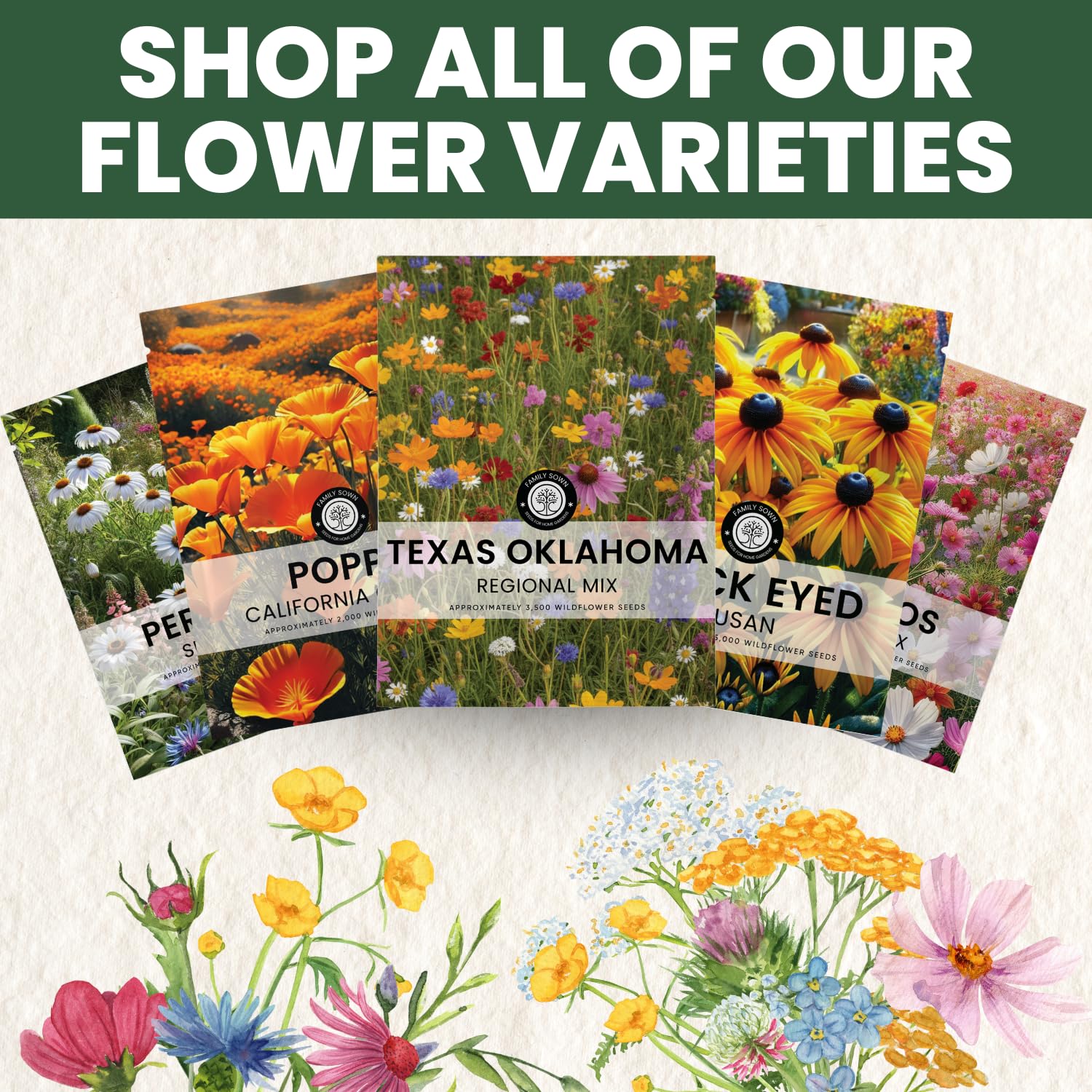 Family Sown native blend supports pollinators