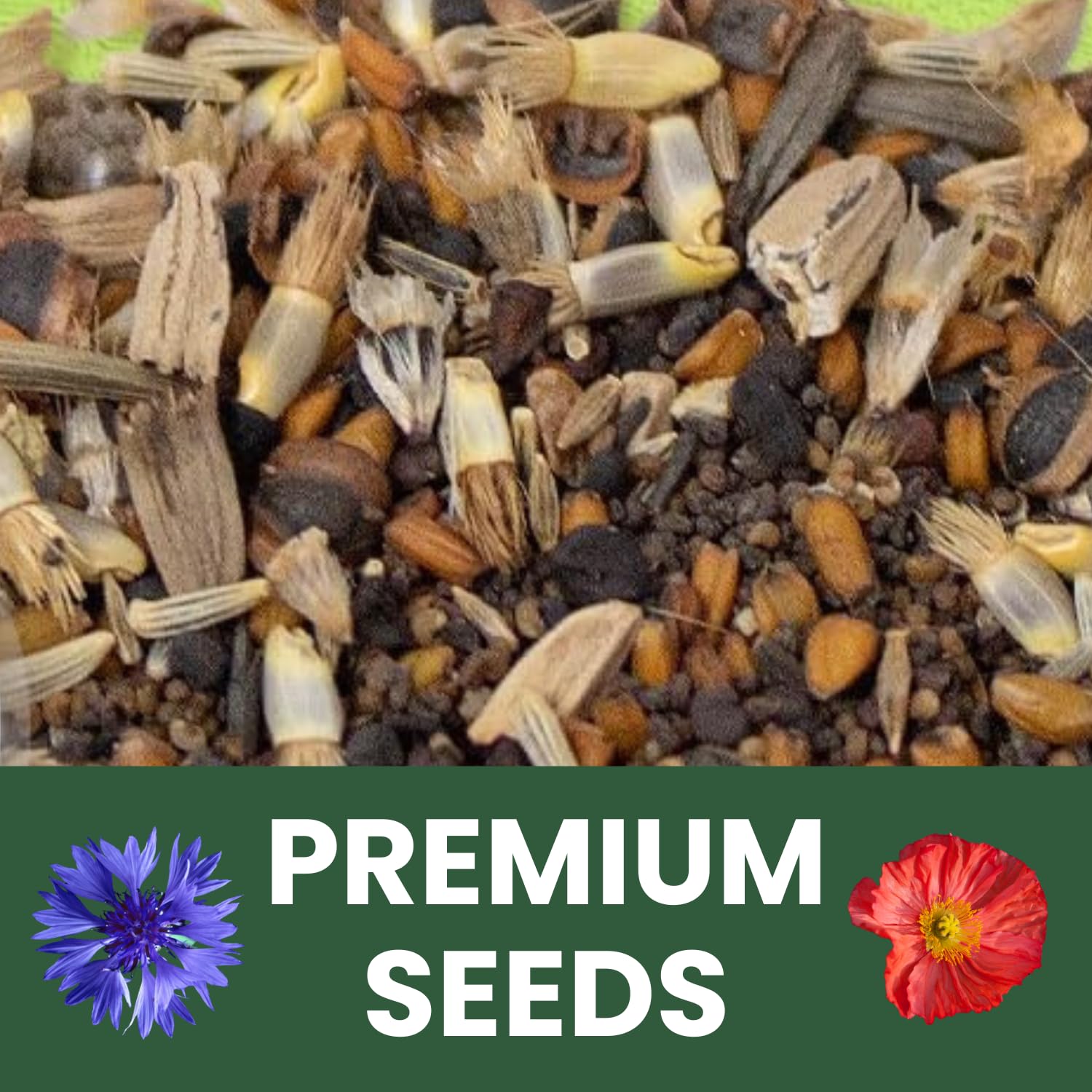 Family Sown 1-ounce freshness pouch preserves viability for broad-area sowing.