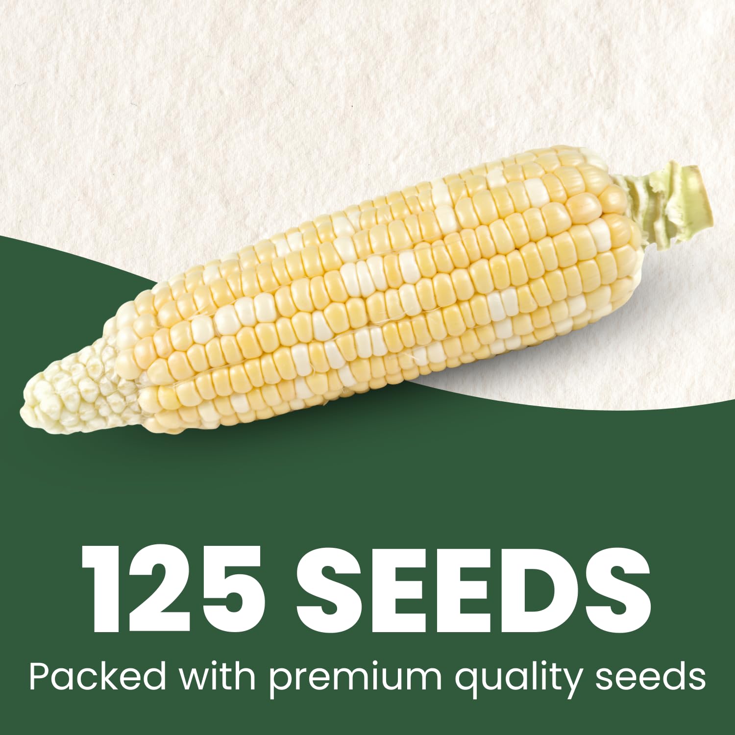 Family Sown Peaches and Cream seeds 25g pouch, moisture-sealed to preserve germination.
