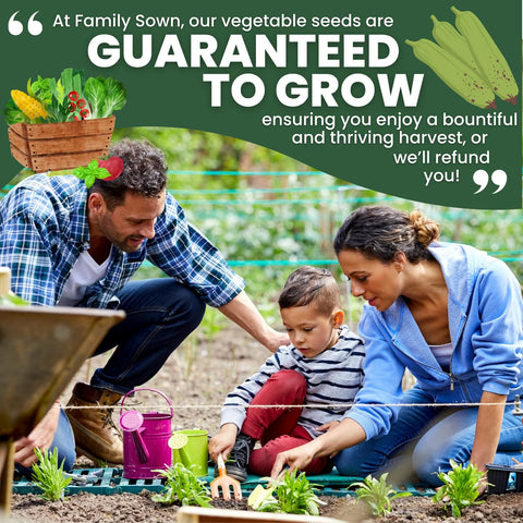 Family Sown refund guarantee ensures a risk-free seed purchase.