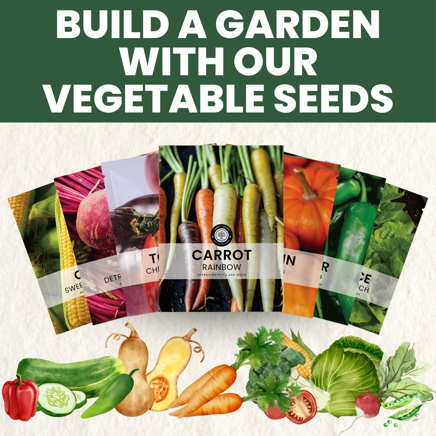 Family Sown sunlit-garden shows easy-to-grow conditions.
