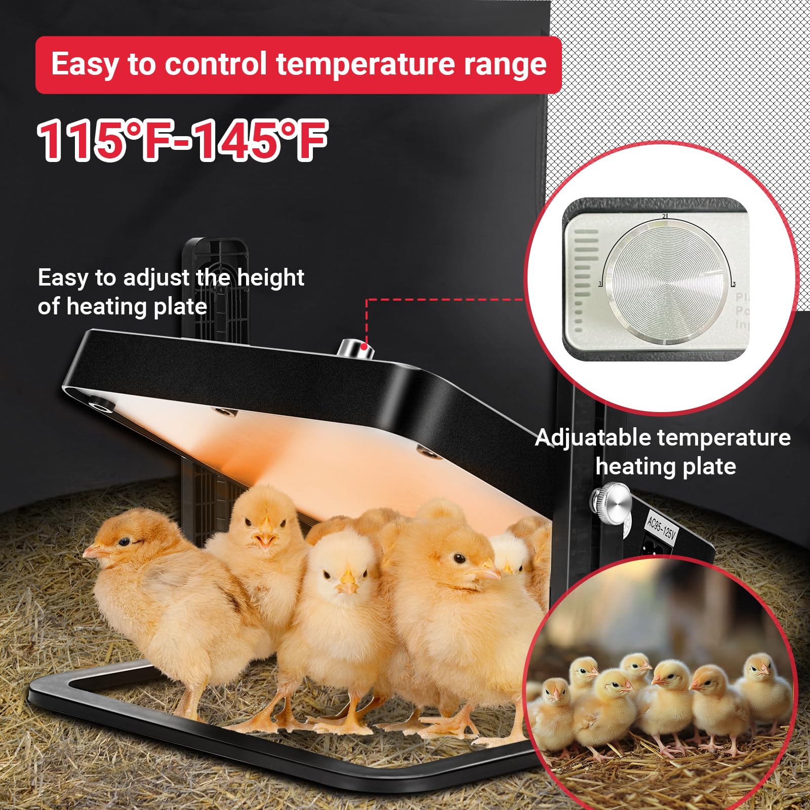 FAMIROSA pop-up chick playpen provides portable brood space and quick setup.