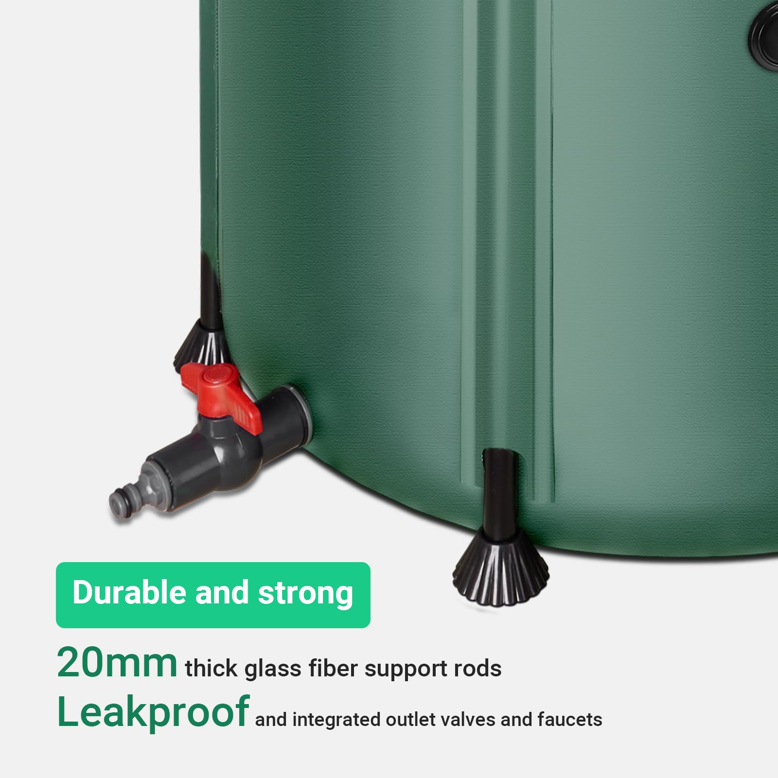 UV-resistant FAMIROSA barrel ready for outdoor use and sun exposure.