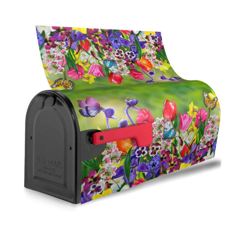 Famliihw easy-install mailbox cover attaches with magnetic ends for tool-free setup