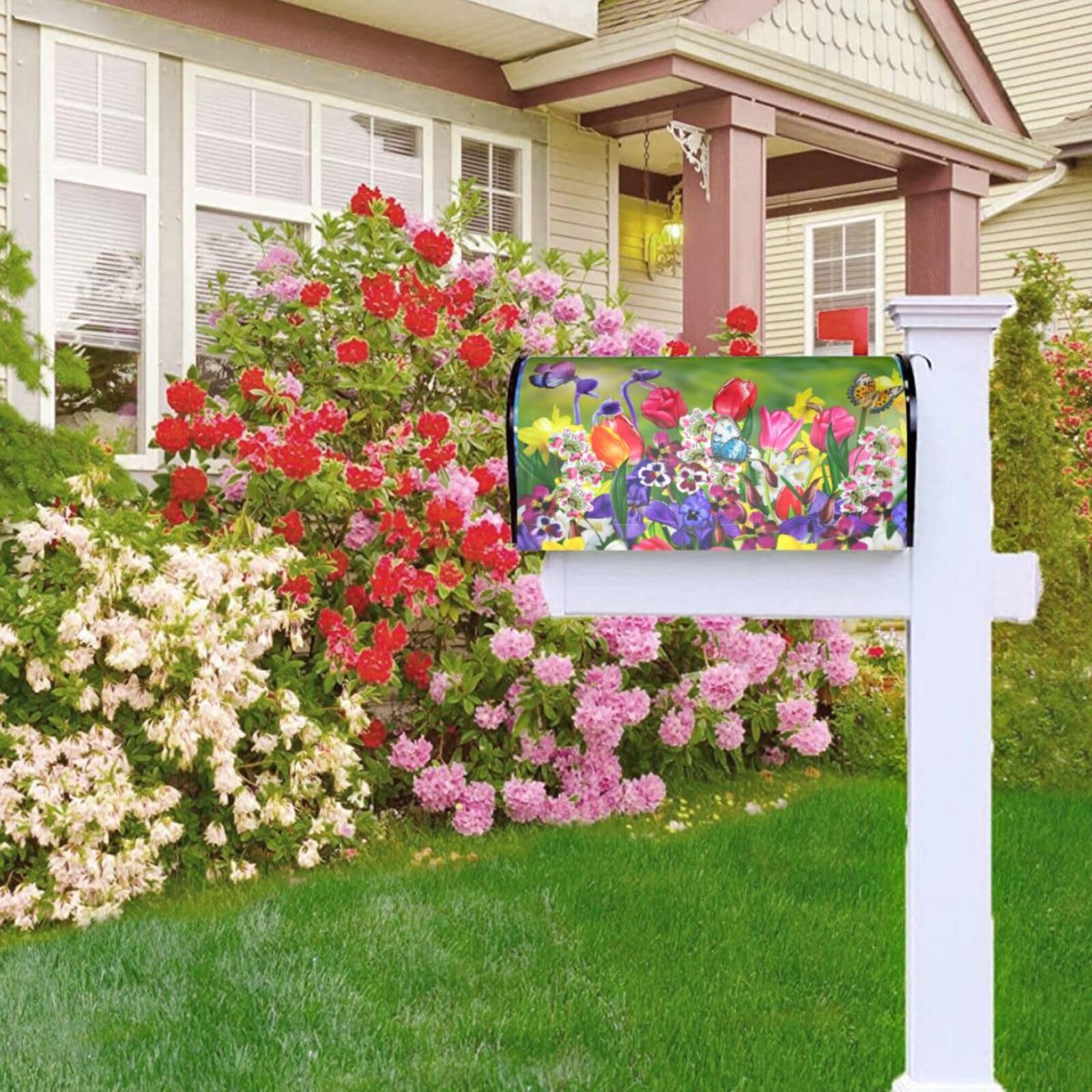 Famliihw housewarming gift mailbox cover offers practical seasonal decor for new homes