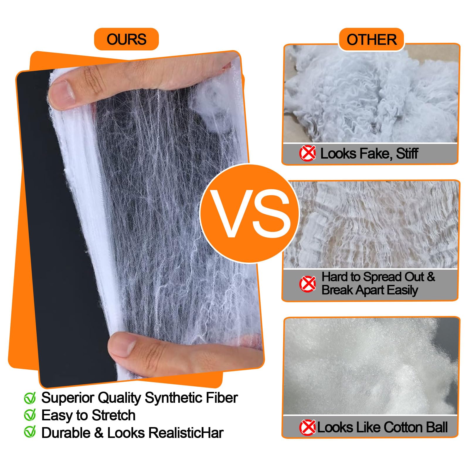 Famoby fifty spiders included to boost realism in your cobweb display