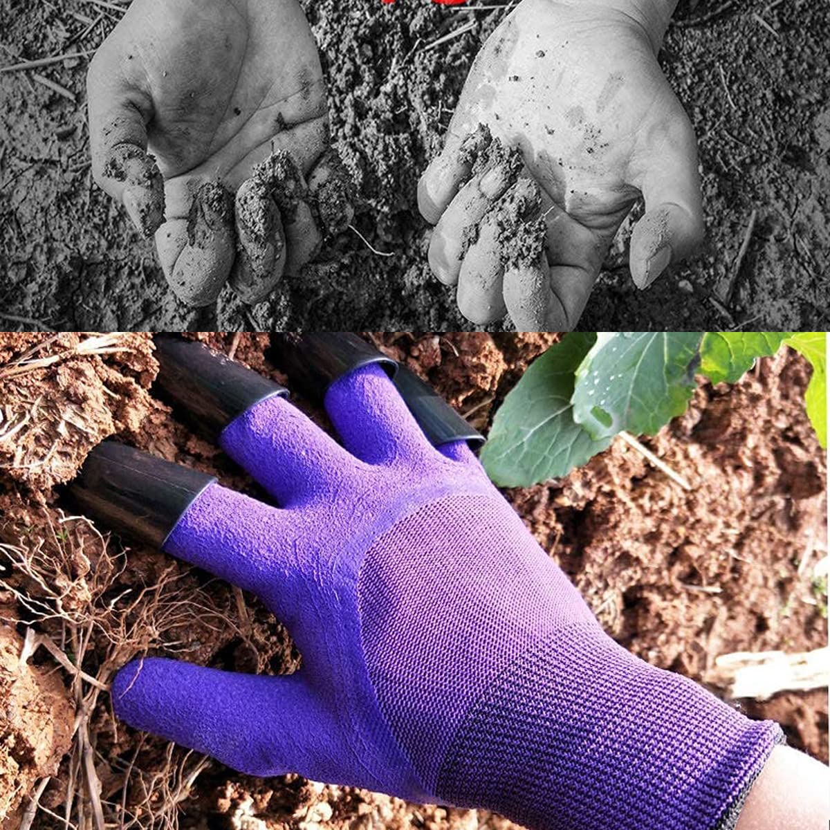 Famoy Claw Gardening Gloves secure wrist and size fit.