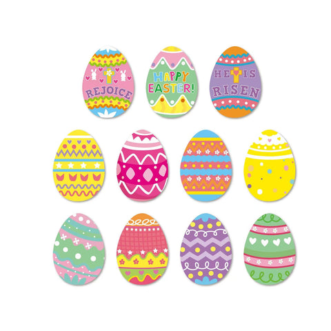 Fanboxk Easter signs measure 10x14 inches for clear visibility.