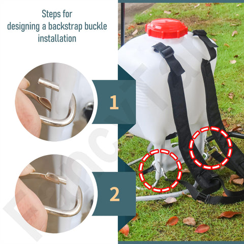 FancyTark Chapin sprayer strap secure buckle prevents slippage during work