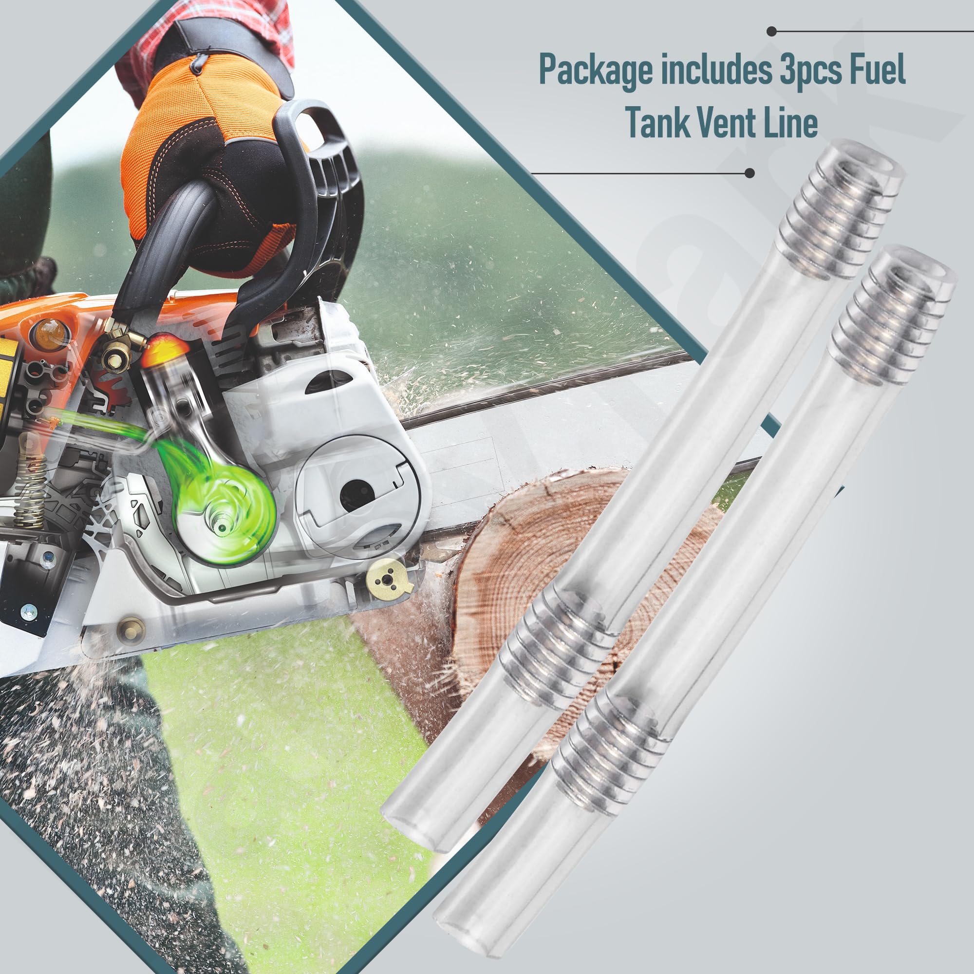 FancyTark compact design vent line, easy handling during maintenance