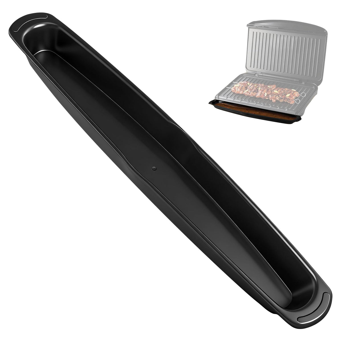 FancyTark grill oil catcher tray fits Foreman grills and protects countertops from grease