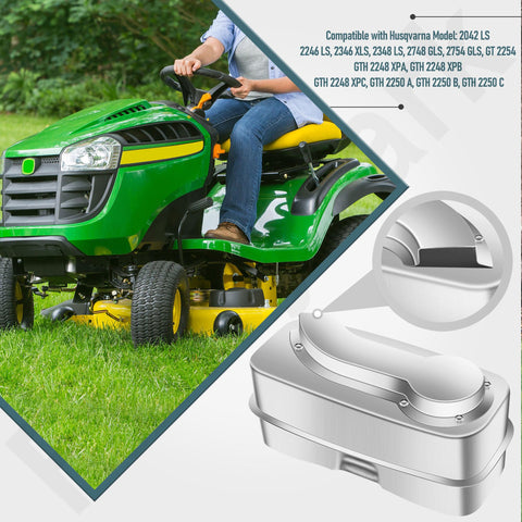 Durable metal construction from FancyTark supports sustained mower performance