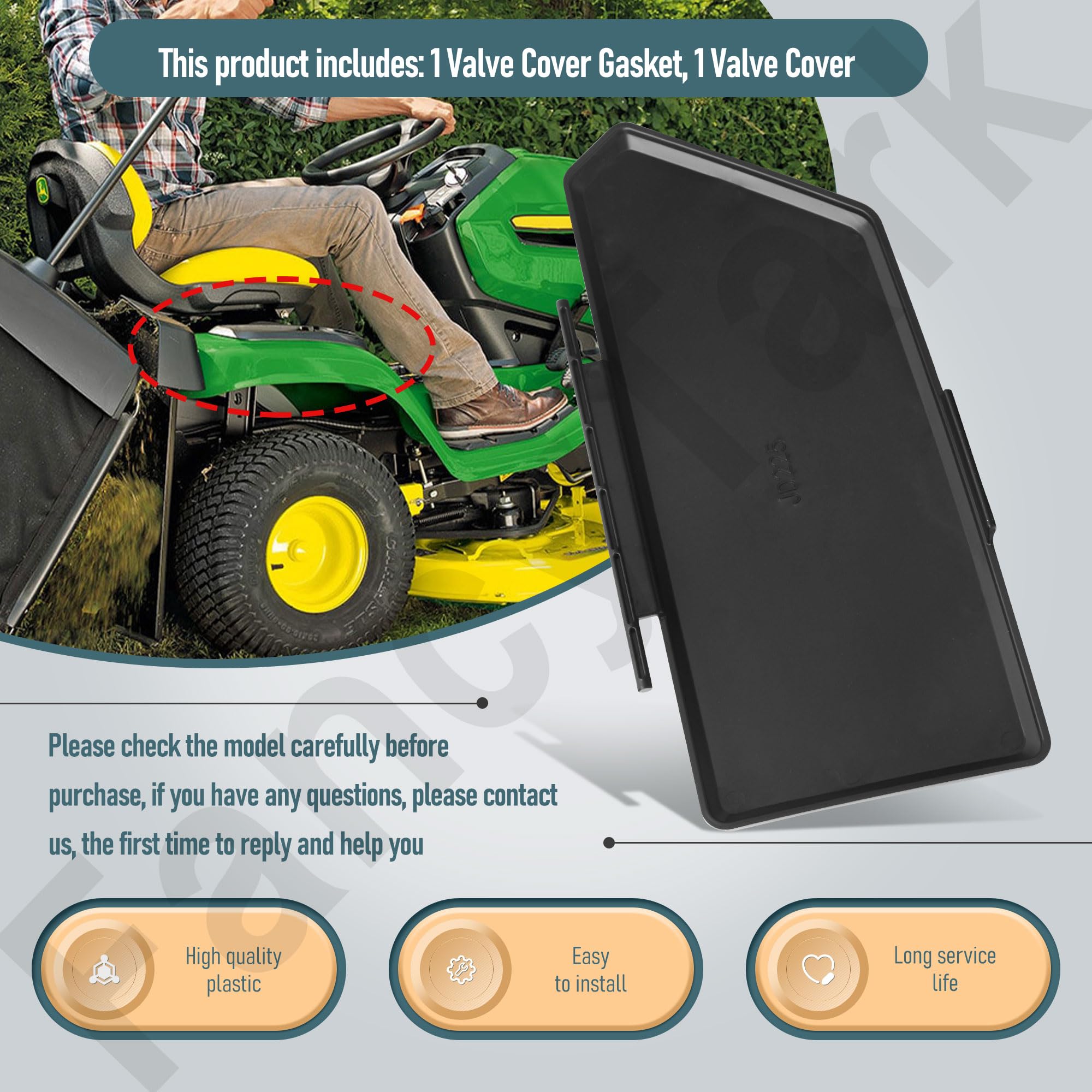FancyTark UC32256 mower cover for John Deere Z315E protects during storage