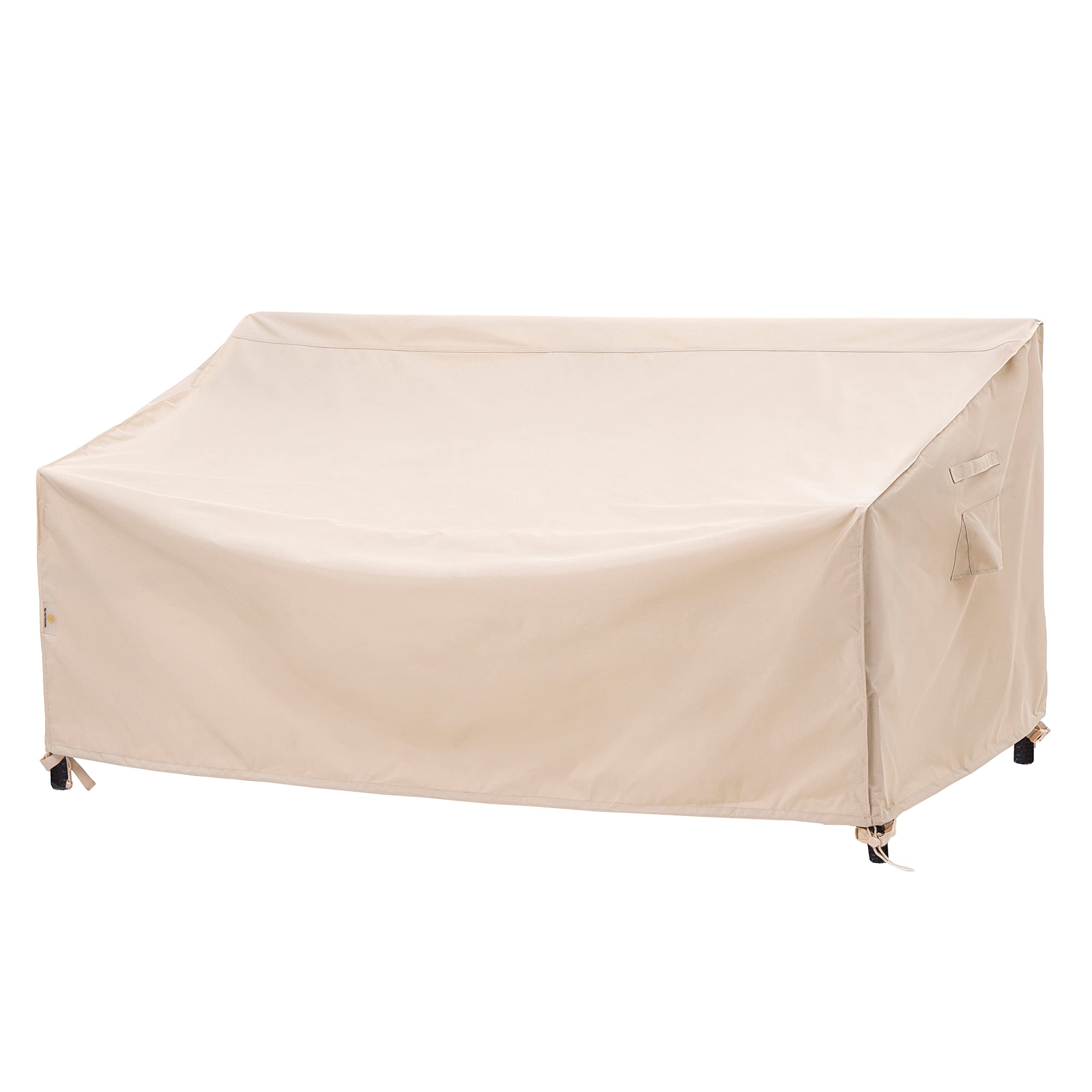 F&J Outdoors 82-inch sofa cover in front view protects from sun and rain