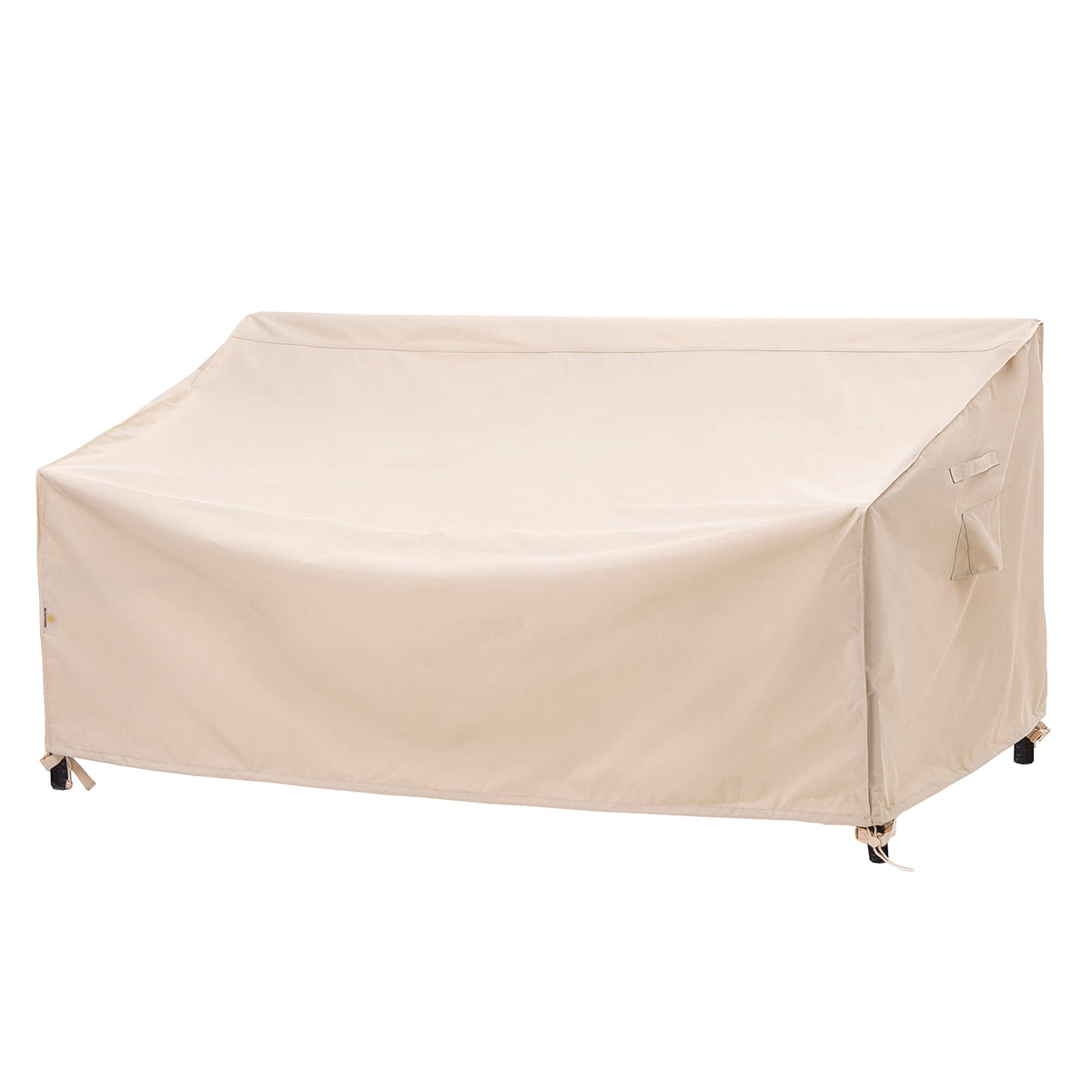 F&J Outdoors 82-inch sofa cover in front view protects from sun and rain