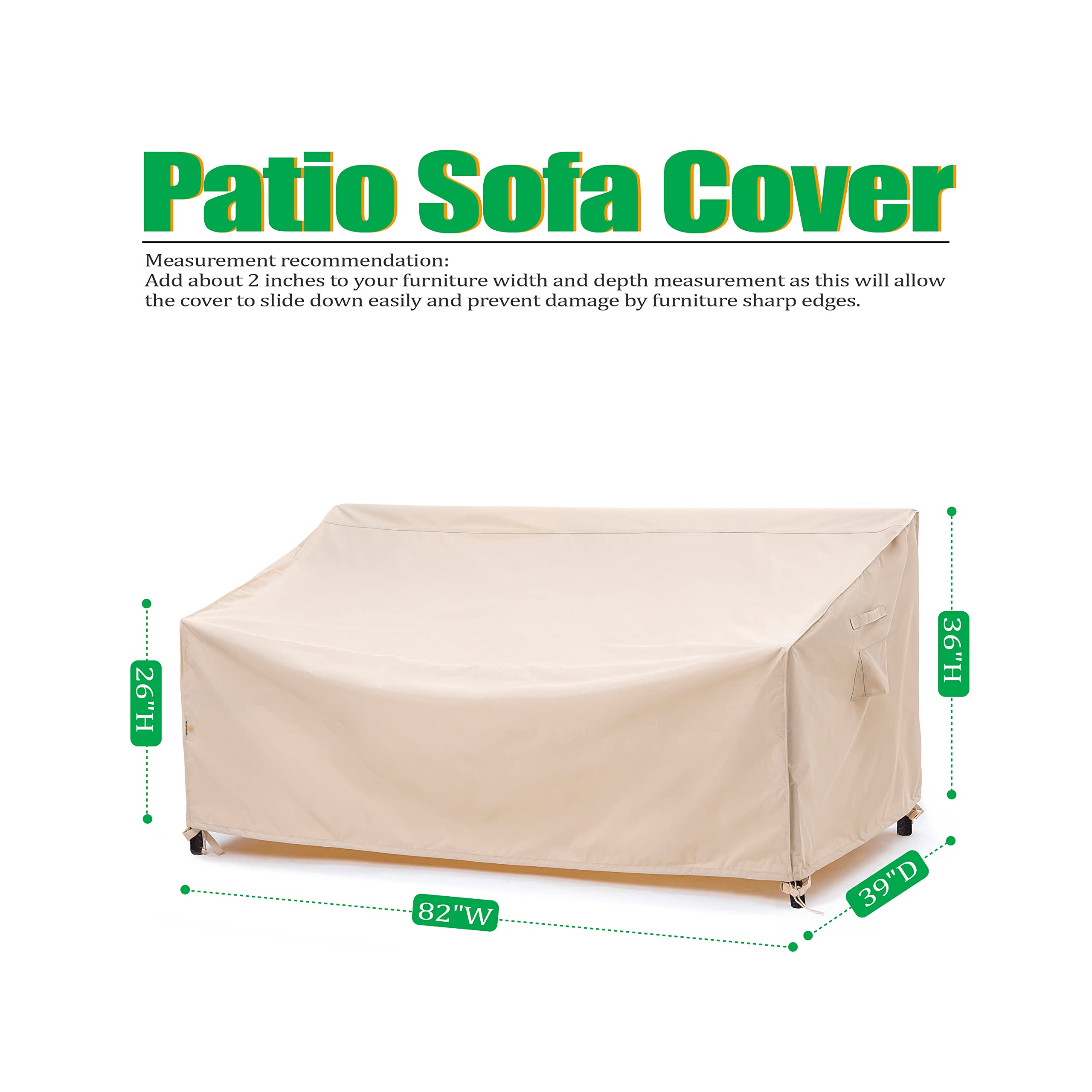 F&J Outdoors side view shows windproof straps securing the cover