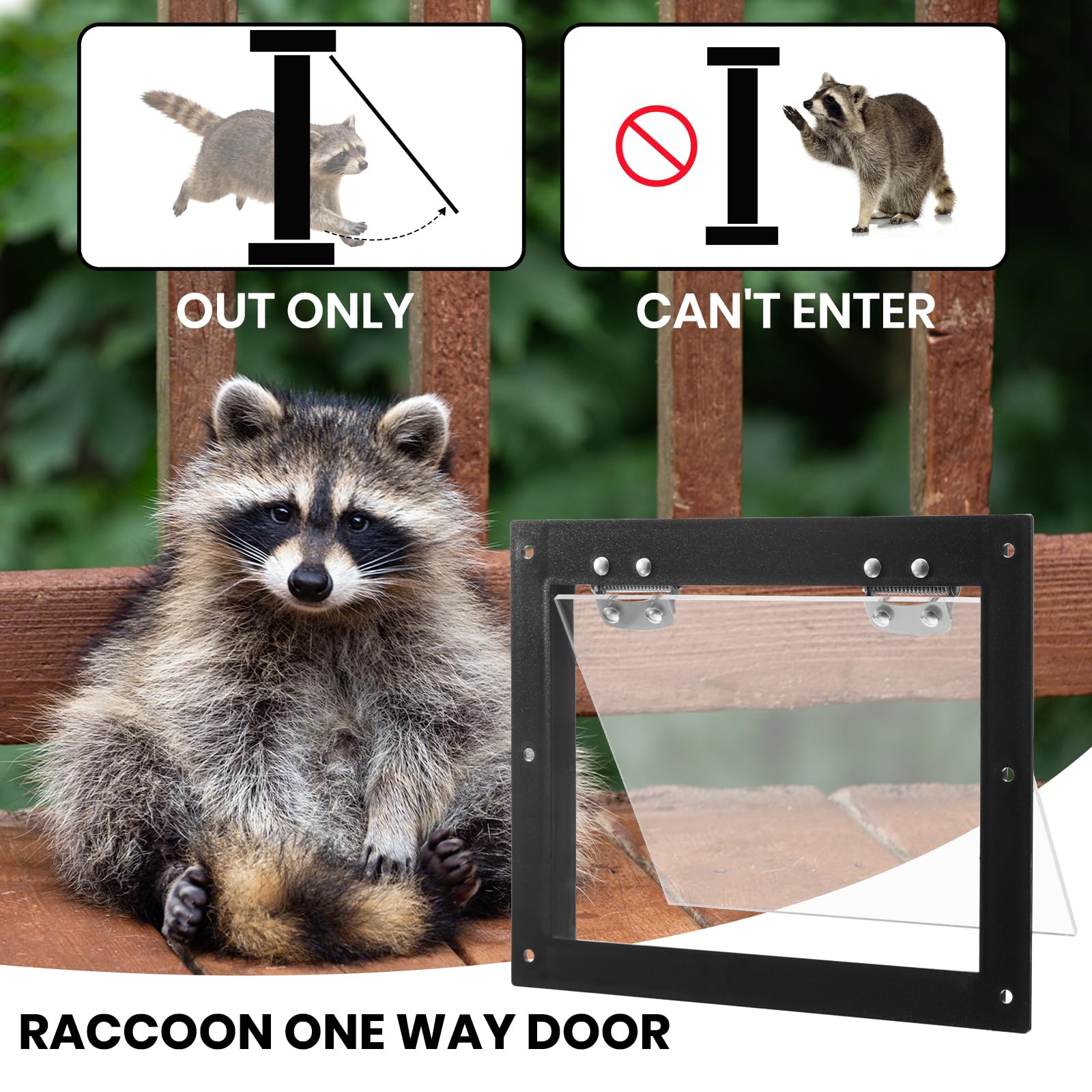 Fangkeji acrylic-frame door resists weather for outdoor use.