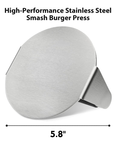 FANGSUN press in action for burgers, bacon, and panini on a griddle