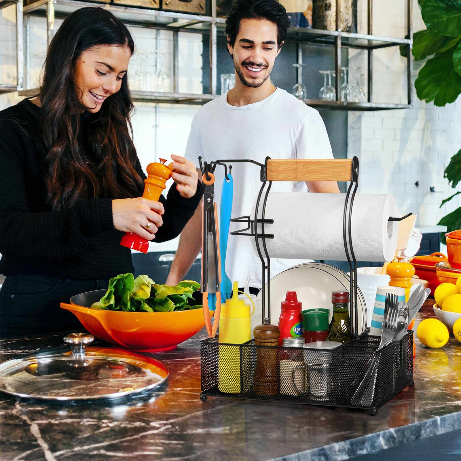 FANGSUN Grill Caddy multi purpose solution for camping and picnics.