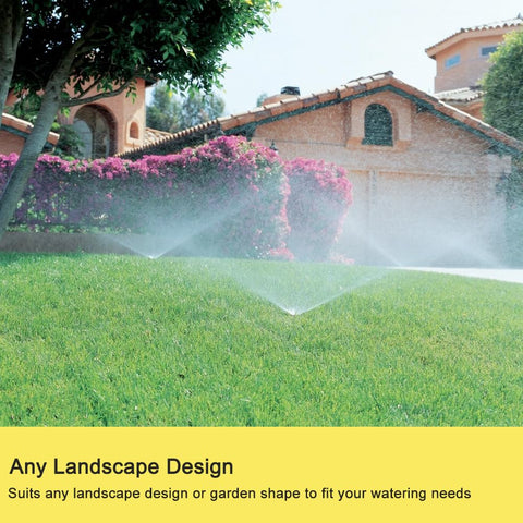 FANHAO 360-degree coverage design waters lawns and patios evenly.