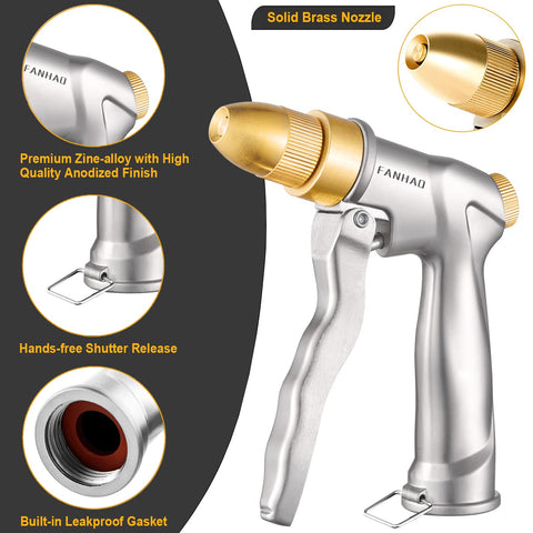 FANHAO adjustable jet spray for powerful cleaning and gentle irrigation