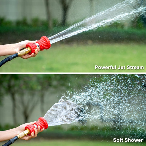 FANHAO Fireman-Style Nozzle ergonomic handle provides comfortable control during long sessions.