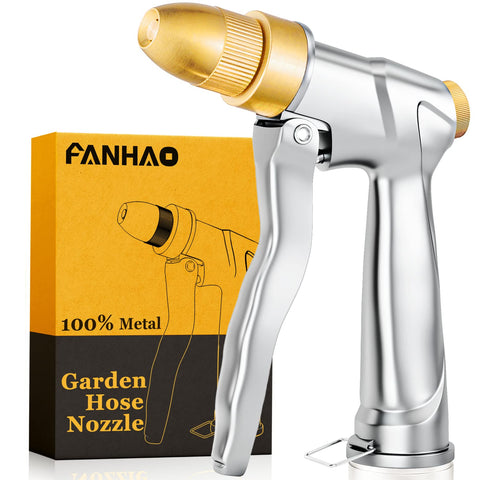 FANHAO garden hose nozzle with brass tip for precise watering