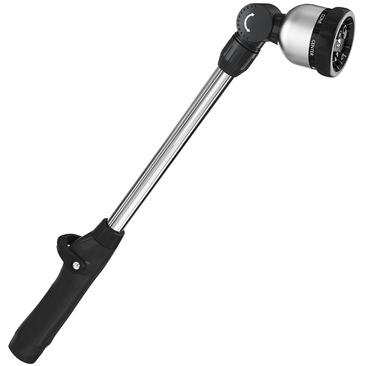 FANHAO garden wand showcases durable 16-inch metal construction for long-lasting watering.