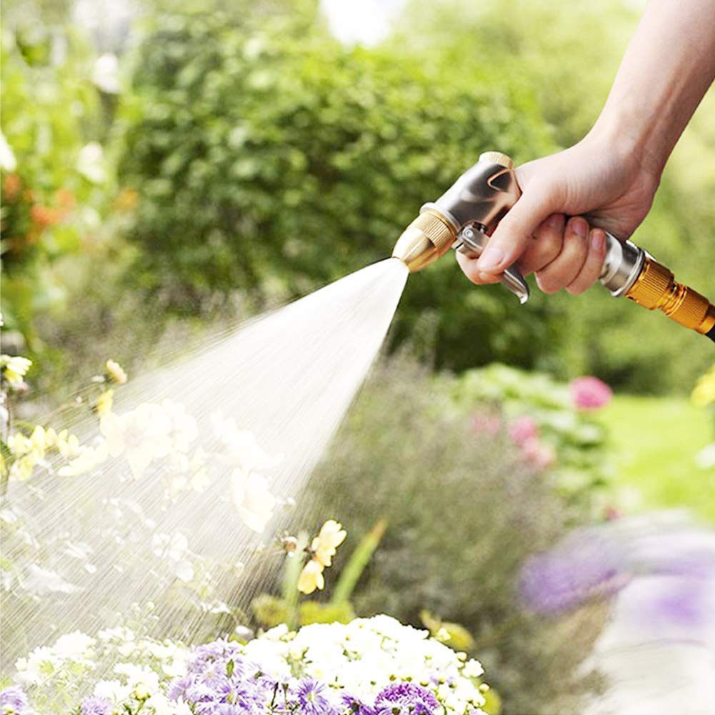 FANHAO nozzle four-sprays patterns for versatile watering tasks.