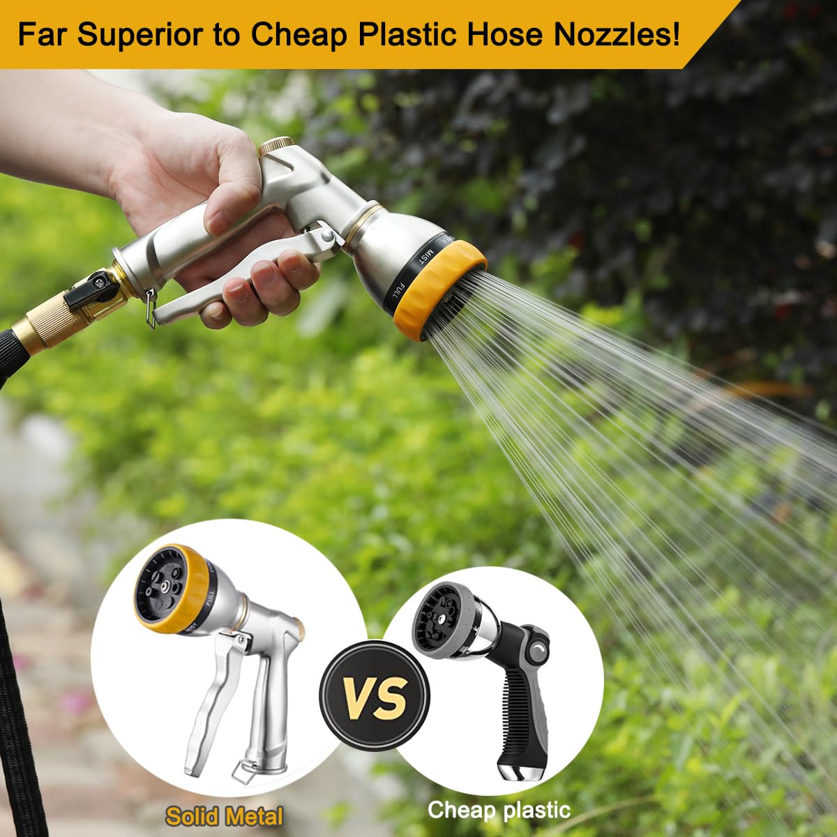 Lock-bar on FANHAO handle enables continuous flow without squeezing.