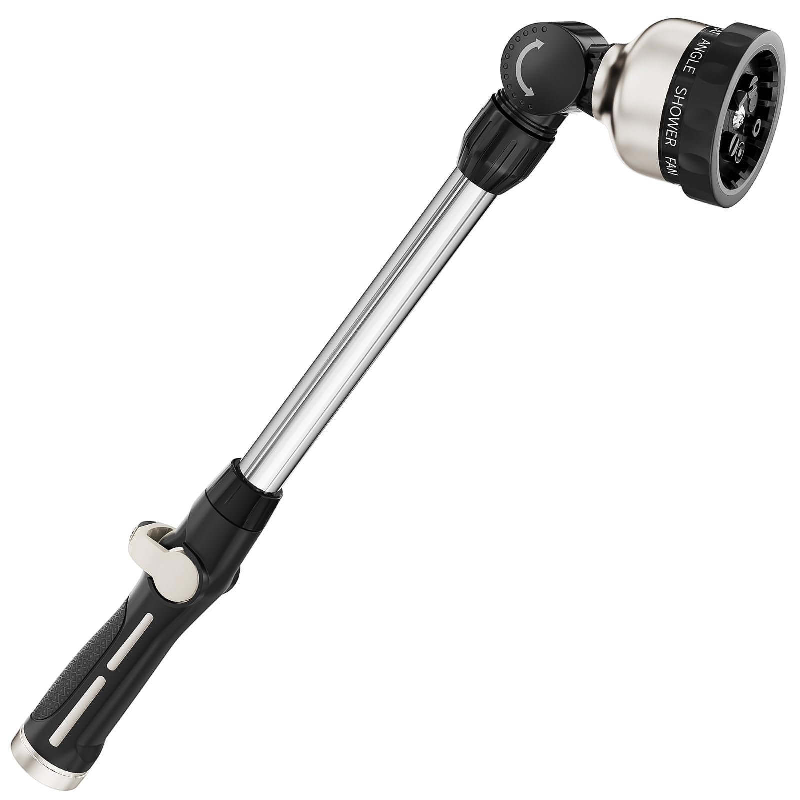 FANHAO 16-inch metal wand with durable aluminum core for daily watering.