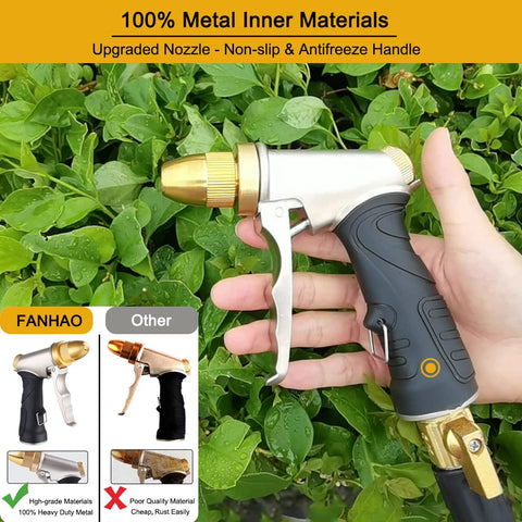 FANHAO nozzle demonstrates four patterns for mist, shower, jet, and rinse