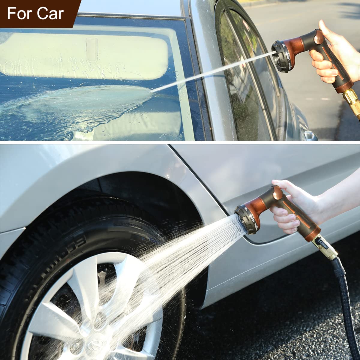 FANHAO nozzle ideal for car, patio, and pet washing