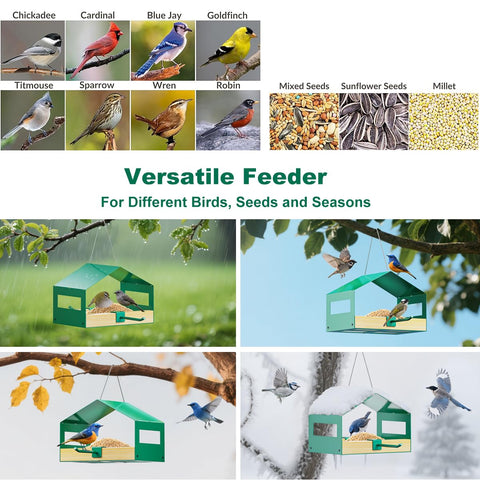FANHAO satisfaction guarantee badge for the bird feeder