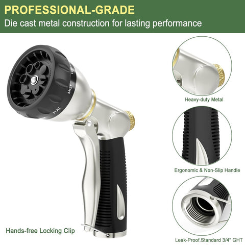 FANHAO soft rubber grip nozzle for comfortable all-day use.