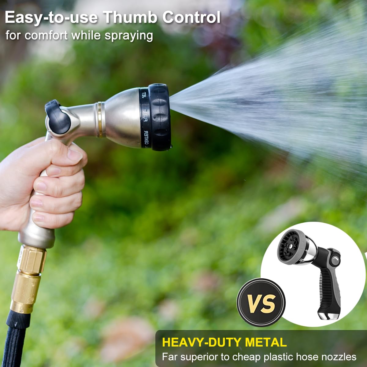 FANHAO soft-shower setting gently waters delicate plants.