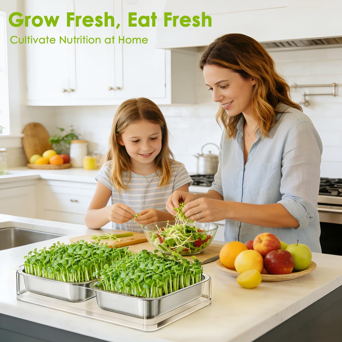 FANHAO stainless steel mesh trays for durable, rust-resistant sprouting and easy cleaning