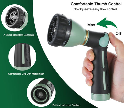 FANHAO thumb-control switch enabling easy one-handed operation