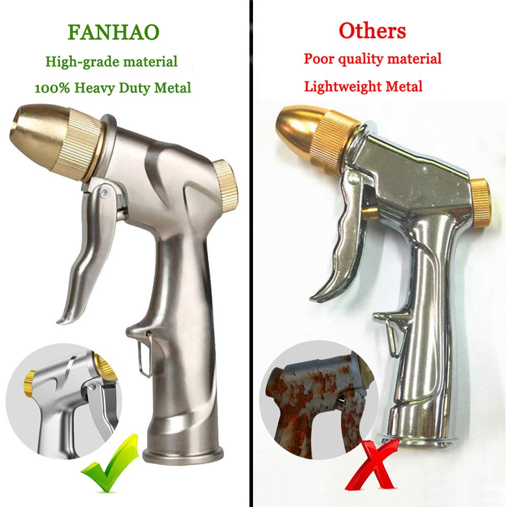 FANHAO zinc alloy trigger highlights rugged construction.