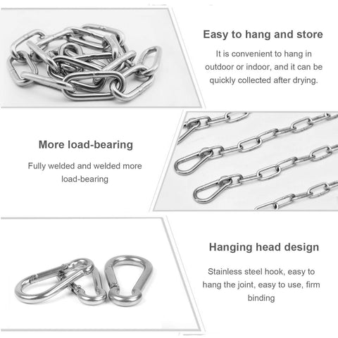 Fankutooys two-carabiner included illustration highlighting secure setup option