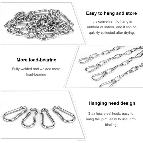 FANKUTOYS outdoor indoor hanging setup showing easy installation and height adjustment