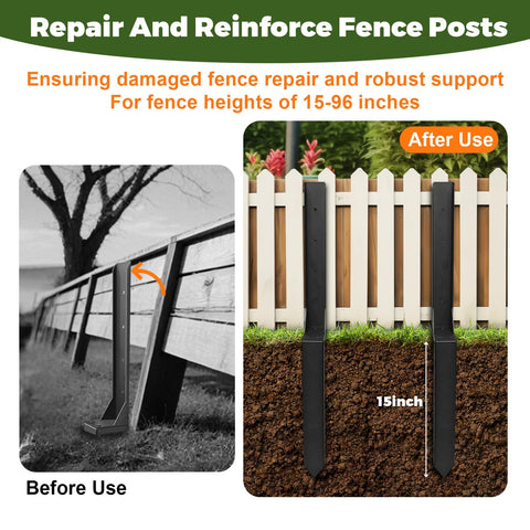 Fanmoss H-shaped stabilizer design for enhanced fence stability in storms.