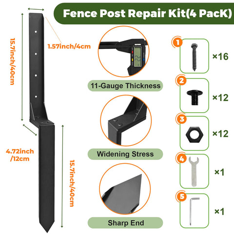Fanmoss heavy-duty anchor stake close-up demonstrates durable, robust supports.