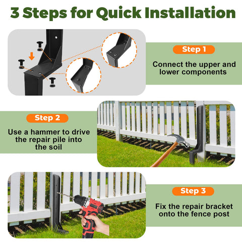 Fanmoss quick-install steps simplify reinforcement of posts, decks, or railings