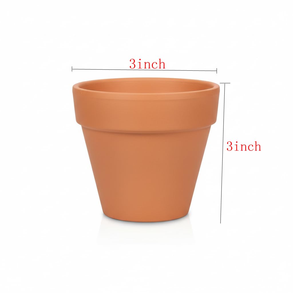 FANOBL terracotta pot with smooth finish ideal for crafts and decor.