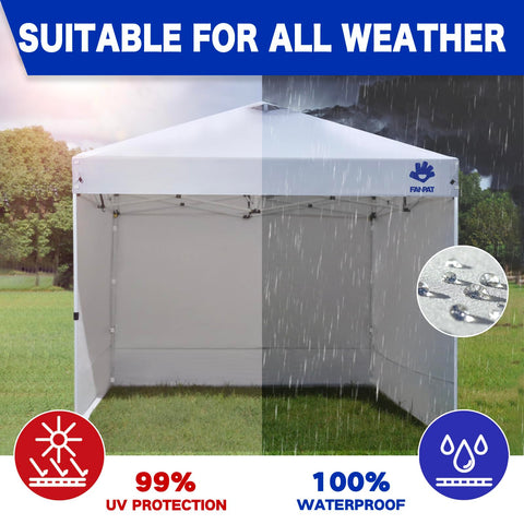 Fanpat canopy 10x10 compatibility shows easy integration