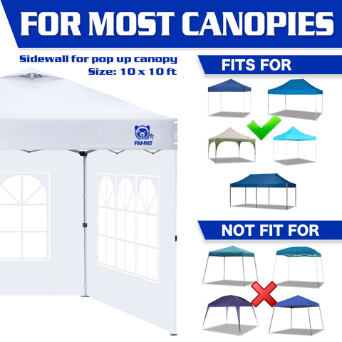 FANPAT enclosure-sidewall zips to create full coverage during events.