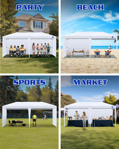 Fanpat ideal for outdoor events like markets and beach parties