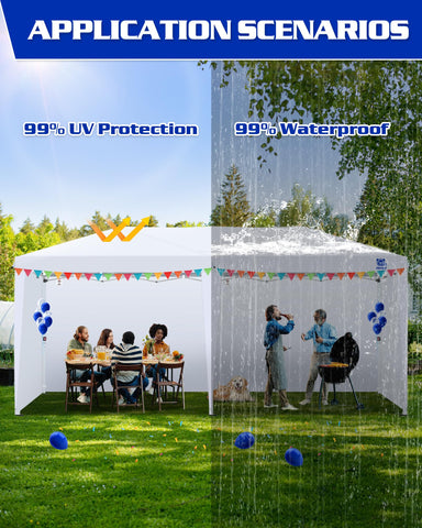 Fanpat waterproof durable polyester fabric sidewall for all weather